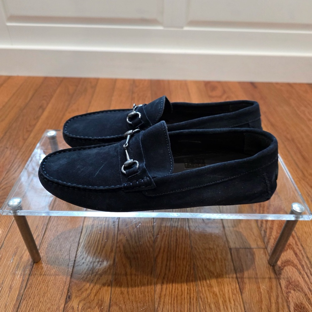 To Boot New York by Adam Derrick Men’s  Driving Loafers Navy Suede Size 9 NWOB